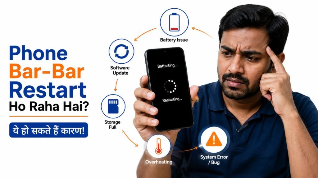 Phone bar bar restart ho raha hai Android phone restart problem guide