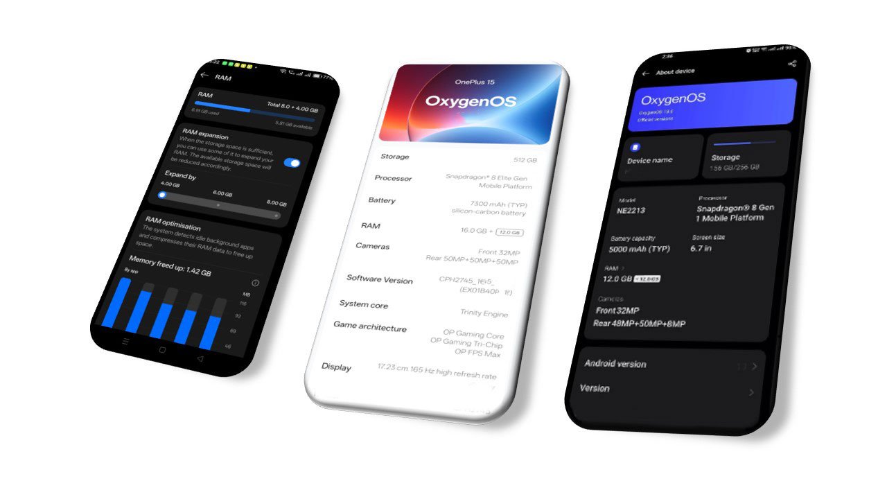 Virtual RAM menu settings vary from mobile to mobile.
