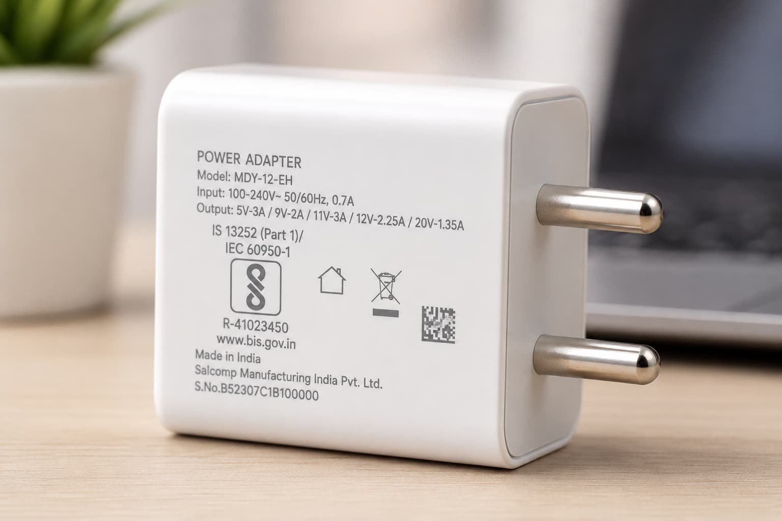 How to check mobile charger watt and voltage output specifications