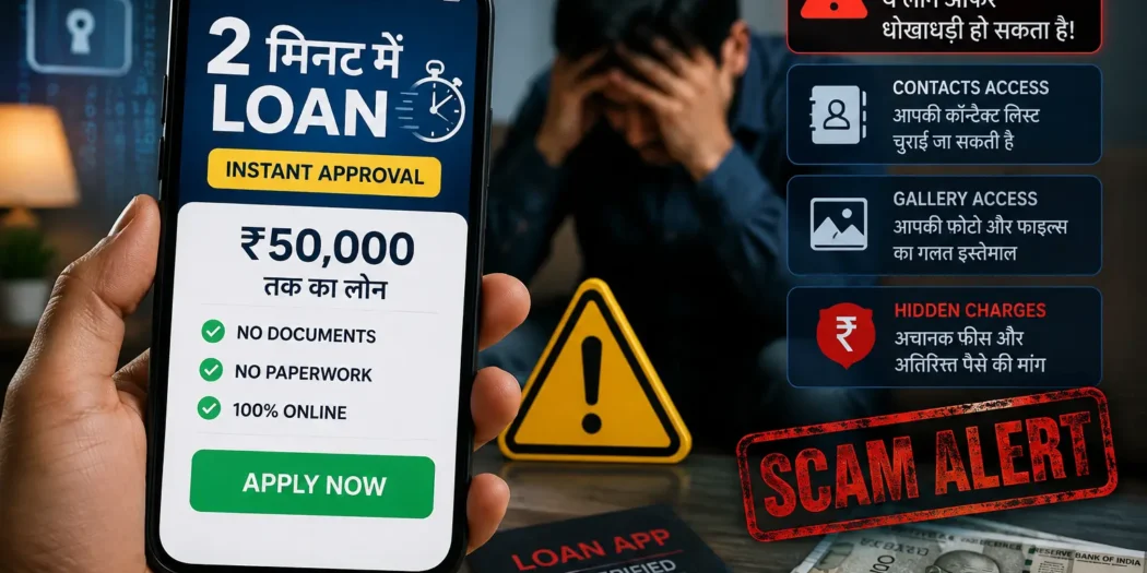 fake loan app 2 minute loan scam