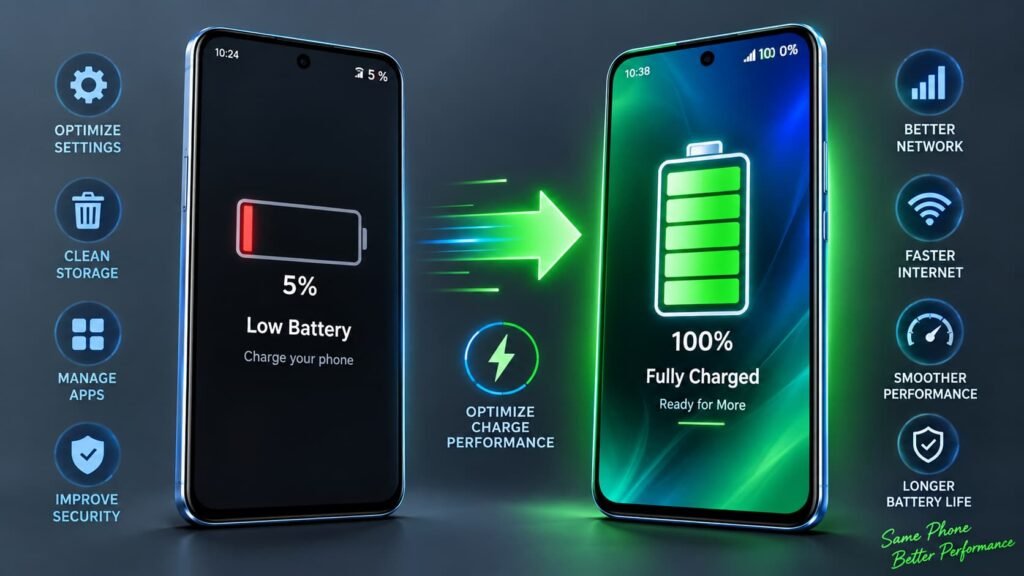 Battery Drain Hardware Problem? 5 मिनट में पहचानें — बैटरी खराब है या नहीं (2026) fast showing battery drain hardware problem solution